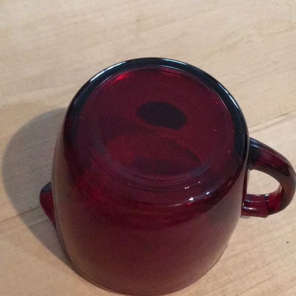 Vintage Anchor Hocking Royal Ruby Red Glass Creamer - Picture 3 of 3